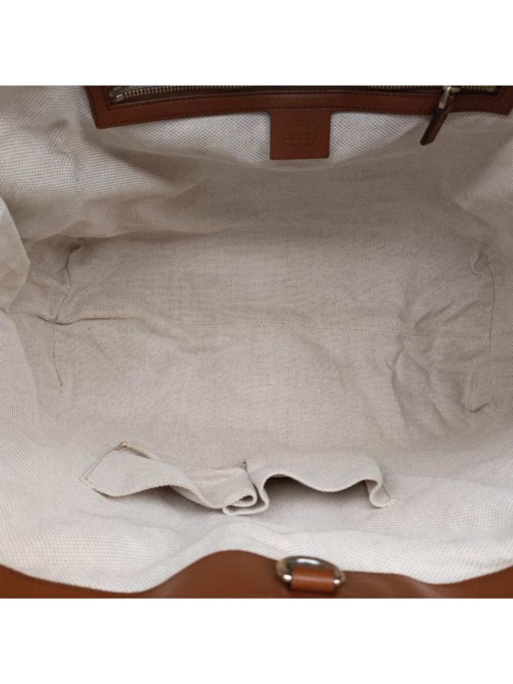 ★SOLD★ Gucci Interlocking GG Canvas Brown Handbag - Picture 9 of 15